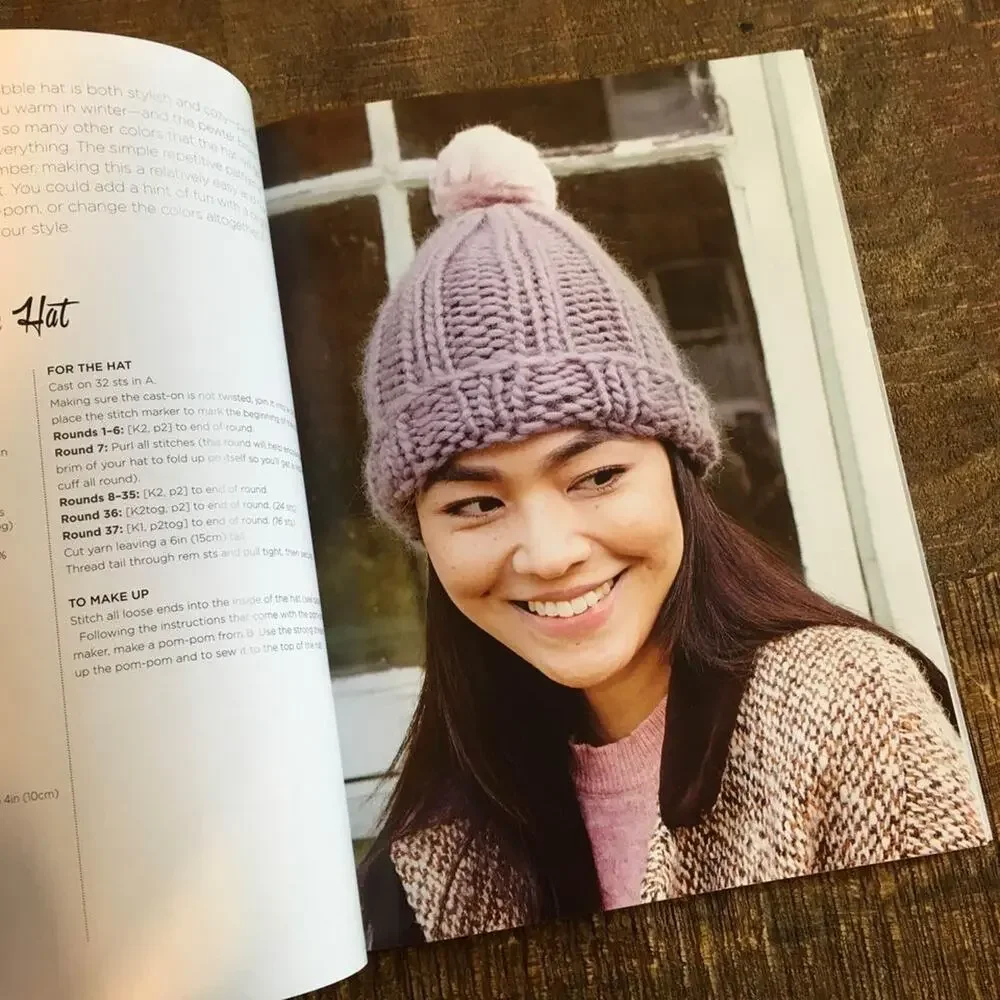 Super Chunky Knits 35 Fun Fast Designs Knitting Pattern Book Knit Mitten Scarf